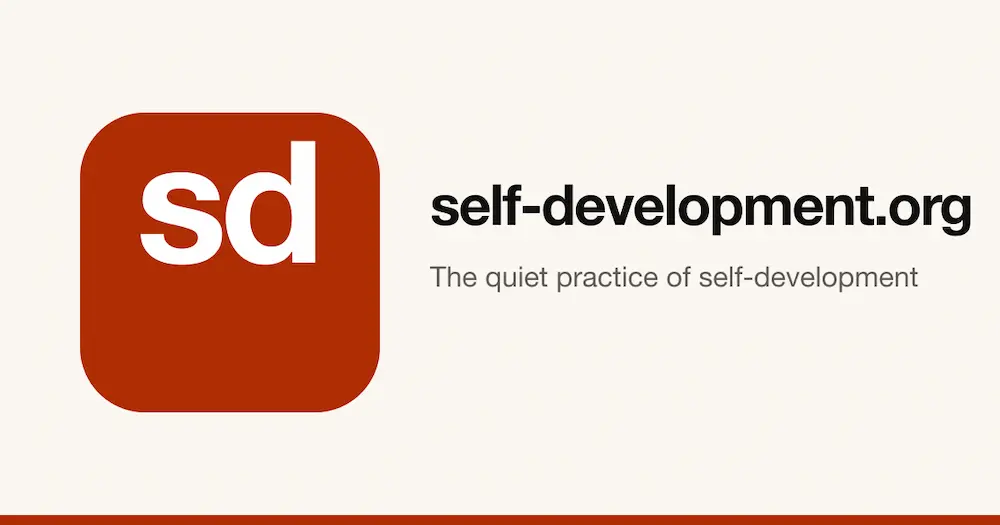 Self Development Fund self-development.org — Original articles on the quiet practice of self ...